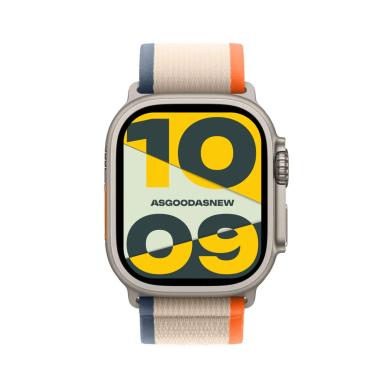 Apple Watch Ultra 2 GPS + Cellular 49mm titane Boucle Trail orange/beige S/M - bon état